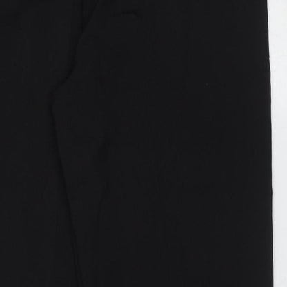 Bonmarché Womens Black Polyester Trousers Size 14 L27 in Regular