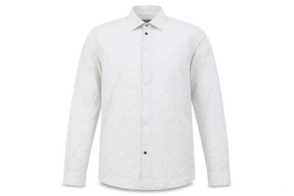 Cedarwood State Mens Ivory Cotton Button-Up Size 16 Collared