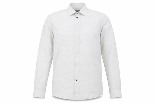 Cedarwood State Mens Ivory Cotton Button-Up Size 16 Collared
