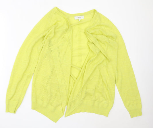 NEXT Womens Green Round Neck  Acrylic Cardigan Jumper Size 12