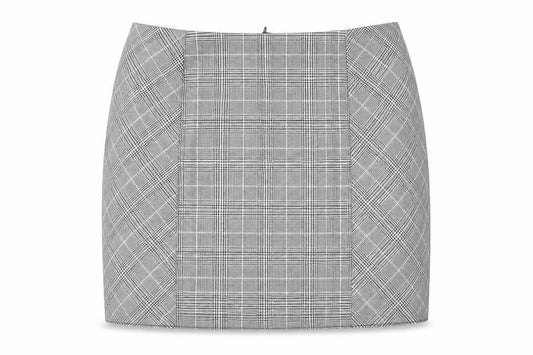 H&M Womens Grey  Polyester Mini Skirt Size 38