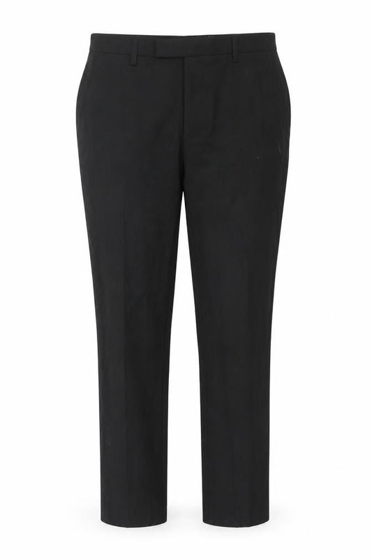 Preworn Womens Black  Polyester Trousers  Size 36 in L25.5 in Regular
