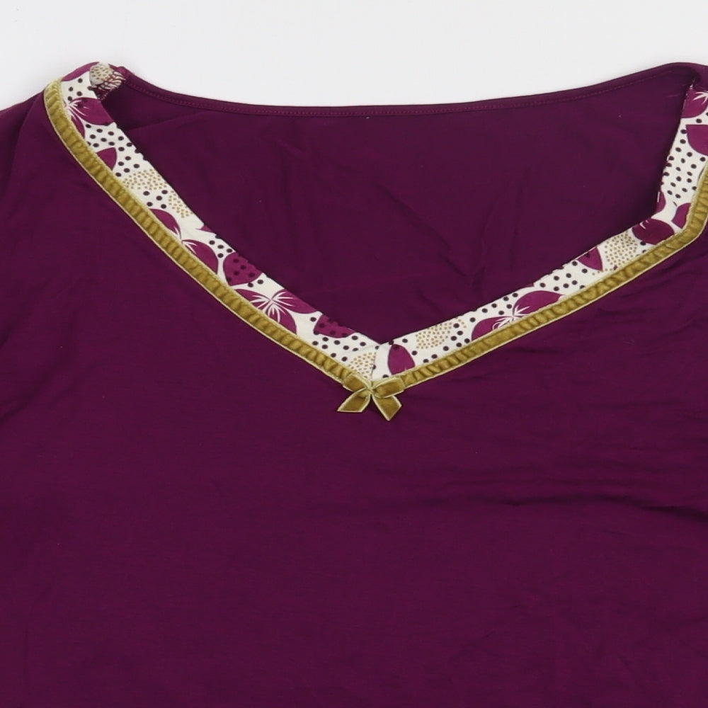Marks and Spencer Womens Pink  Viscose Pullover Sweatshirt Size 14  Pullover