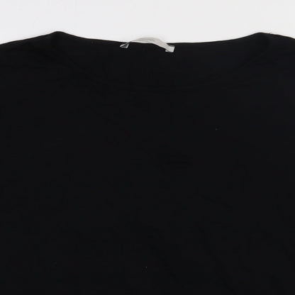 Preloved George Womens Black  Viscose Pullover Sweatshirt Size 16  Pullover - Detail
