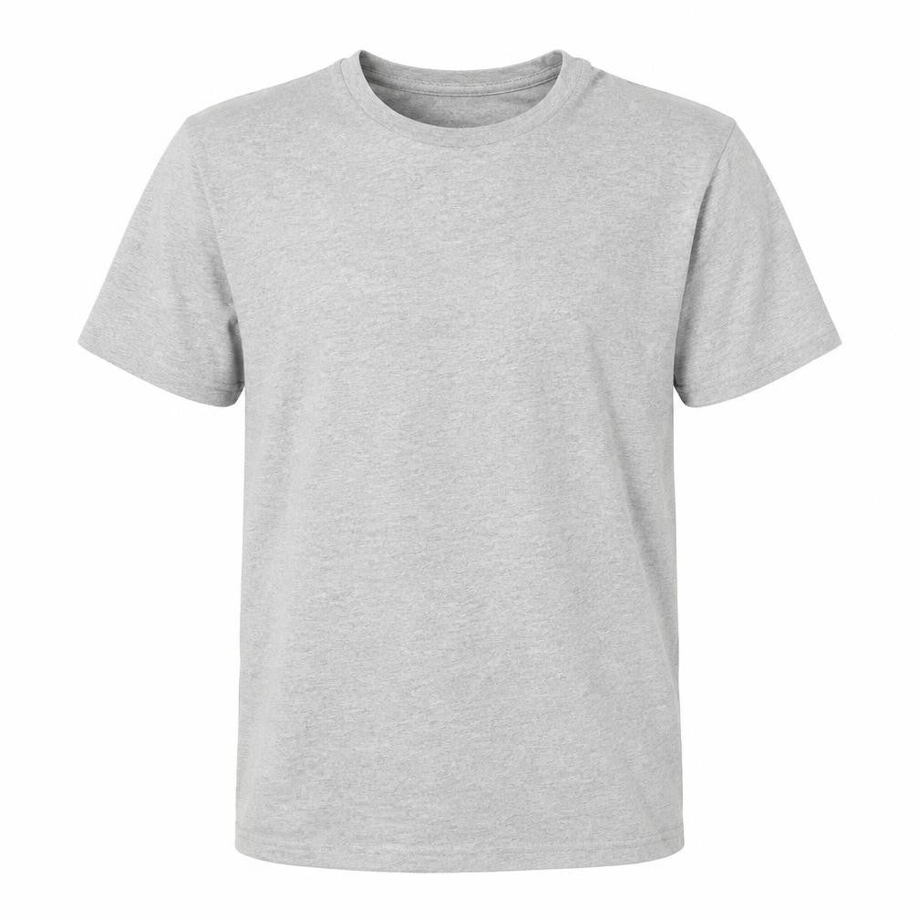 Primark Boys Grey  Cotton Basic T-Shirt Size S Round Neck Pullover