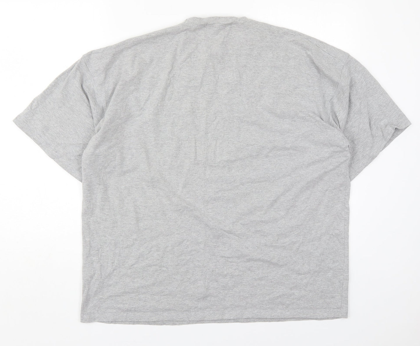 Missguided Womens Grey  Polyester Basic T-Shirt Size 8 Crew Neck - New Season