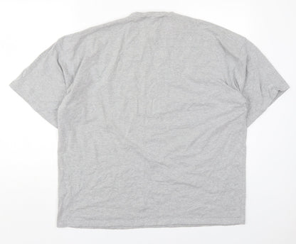 Missguided Womens Grey  Polyester Basic T-Shirt Size 8 Crew Neck - New Season
