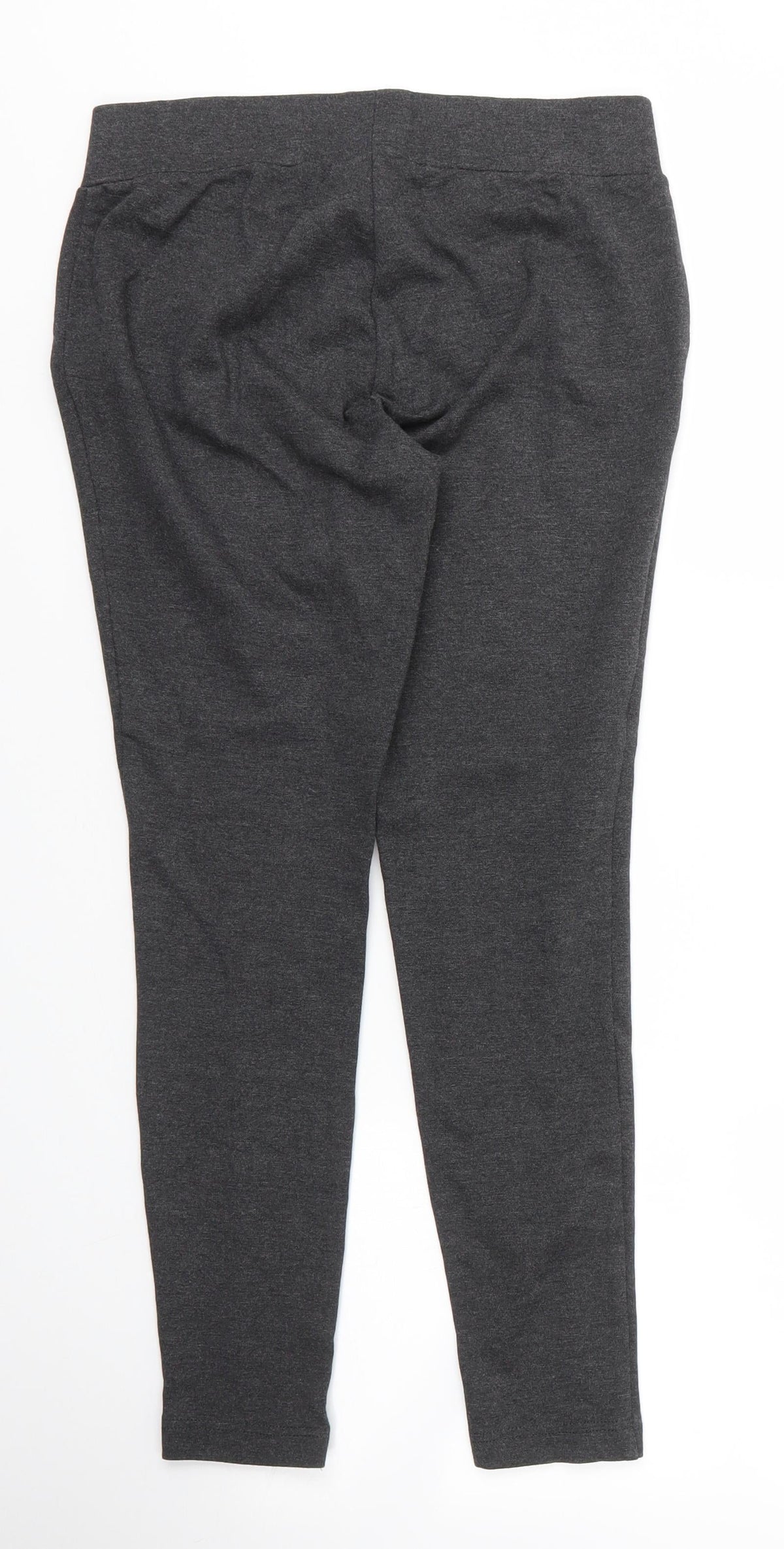 Papaya Womens Grey  Viscose Carrot Trousers Size 10 L24 in Regular