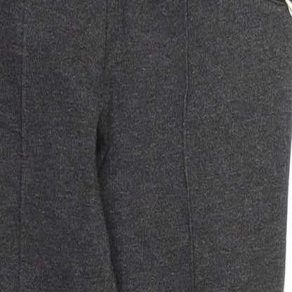 Papaya Womens Grey  Viscose Carrot Trousers Size 10 L24 in Regular