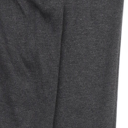 Papaya Womens Grey  Viscose Carrot Trousers Size 10 L24 in Regular