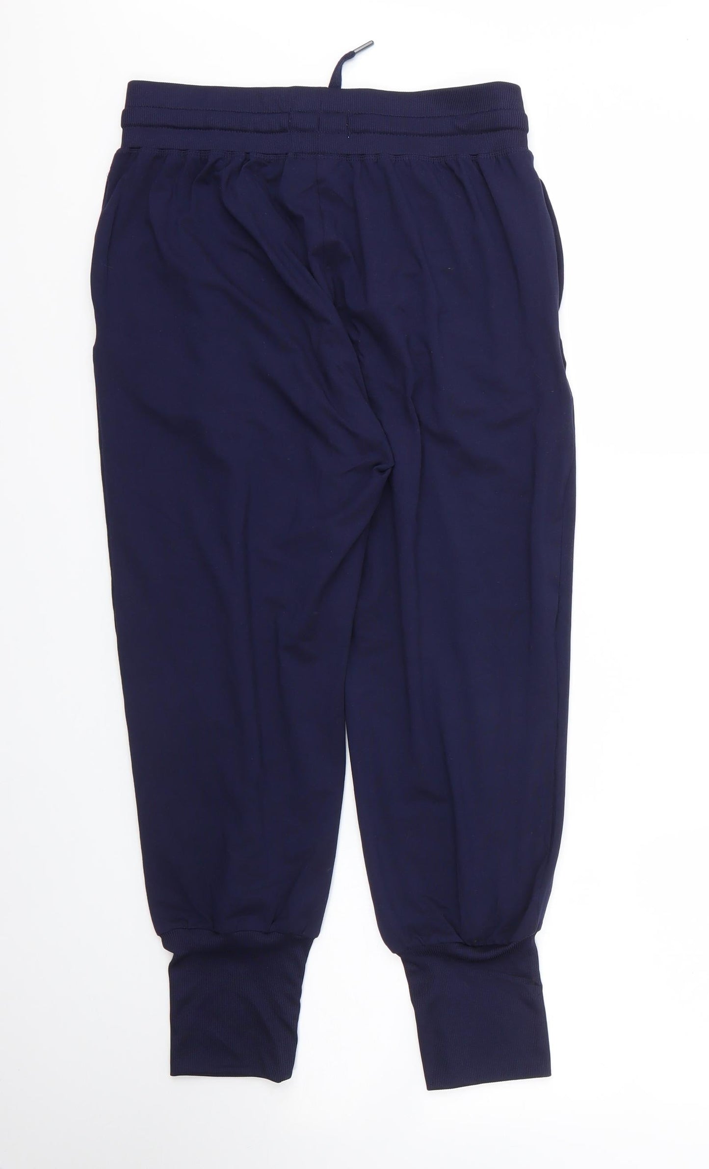 NEXT Womens Blue  Polyester Sweatpants Trousers Size 10 L23 in Regular Drawstring