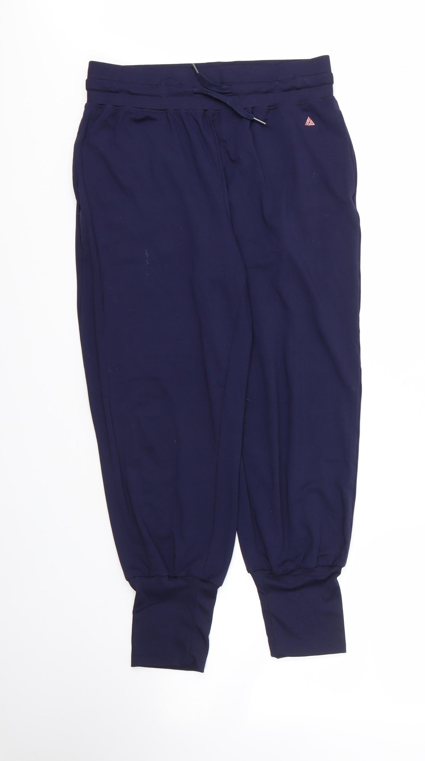 NEXT Womens Blue  Polyester Sweatpants Trousers Size 10 L23 in Regular Drawstring