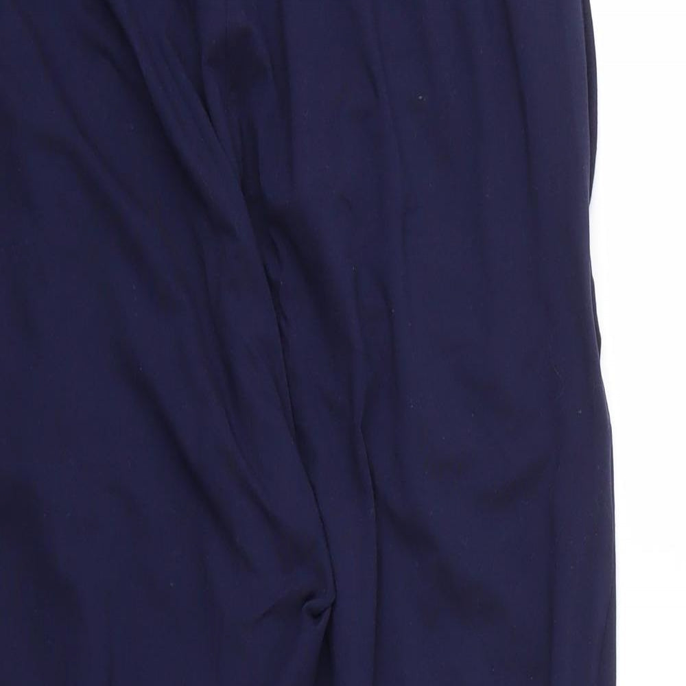 NEXT Womens Blue  Polyester Sweatpants Trousers Size 10 L23 in Regular Drawstring