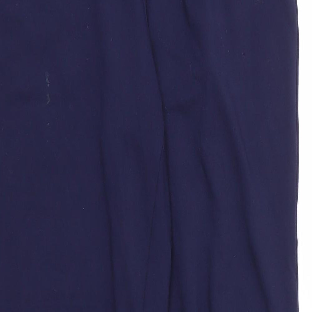NEXT Womens Blue  Polyester Sweatpants Trousers Size 10 L23 in Regular Drawstring