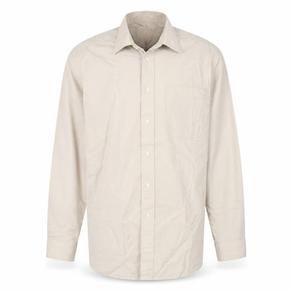 Debenhams Mens Beige  Cotton  Button-Up Size 15 Collared Button