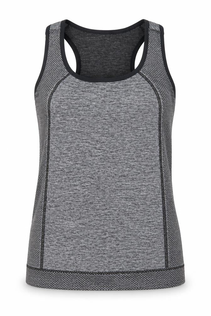 Preworn Womens Grey  Polyester Basic Tank Size S Round Neck