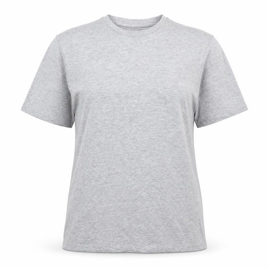 Primark Womens Grey  Cotton Basic T-Shirt Size XS Round Neck