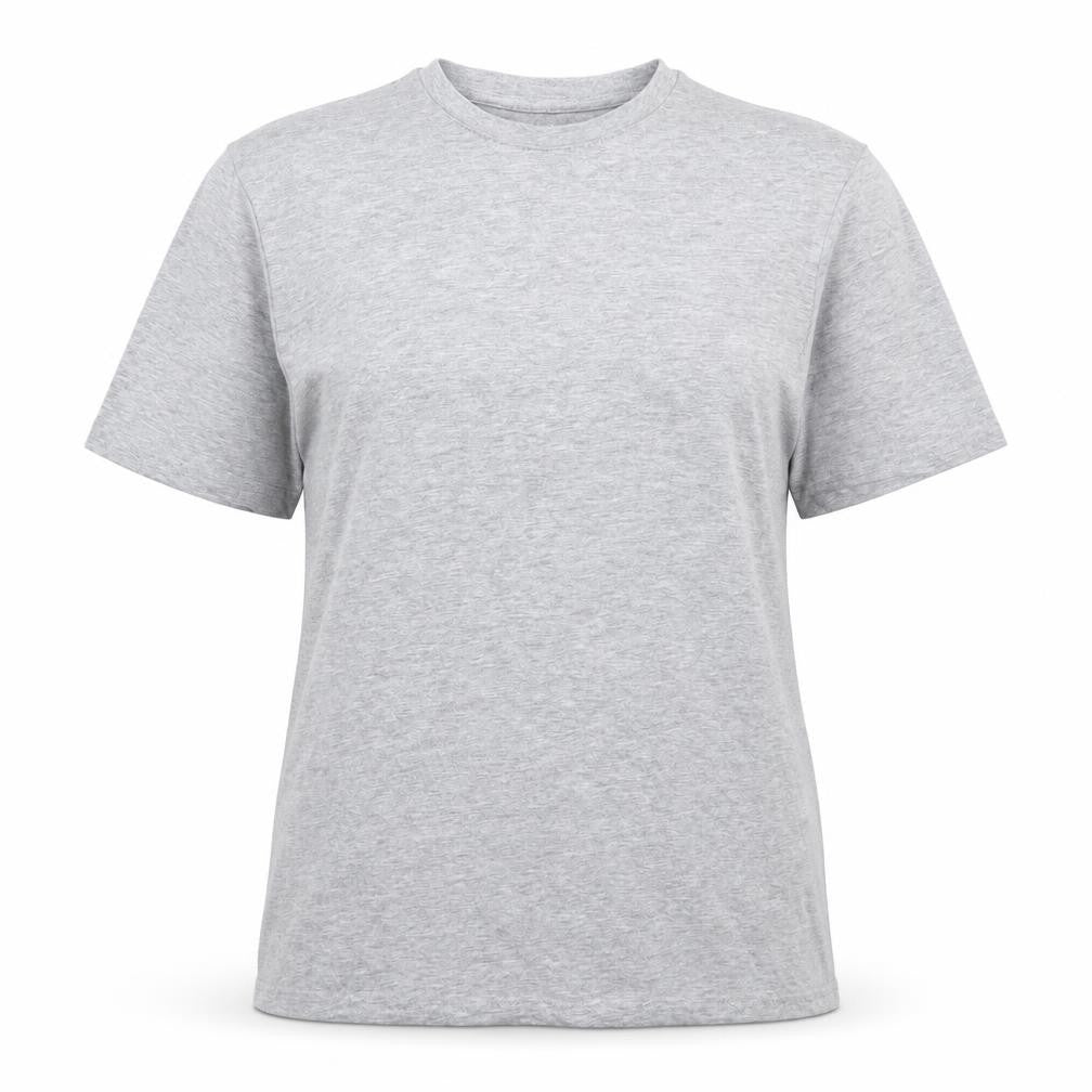 Primark Womens Grey  Cotton Basic T-Shirt Size XS Round Neck