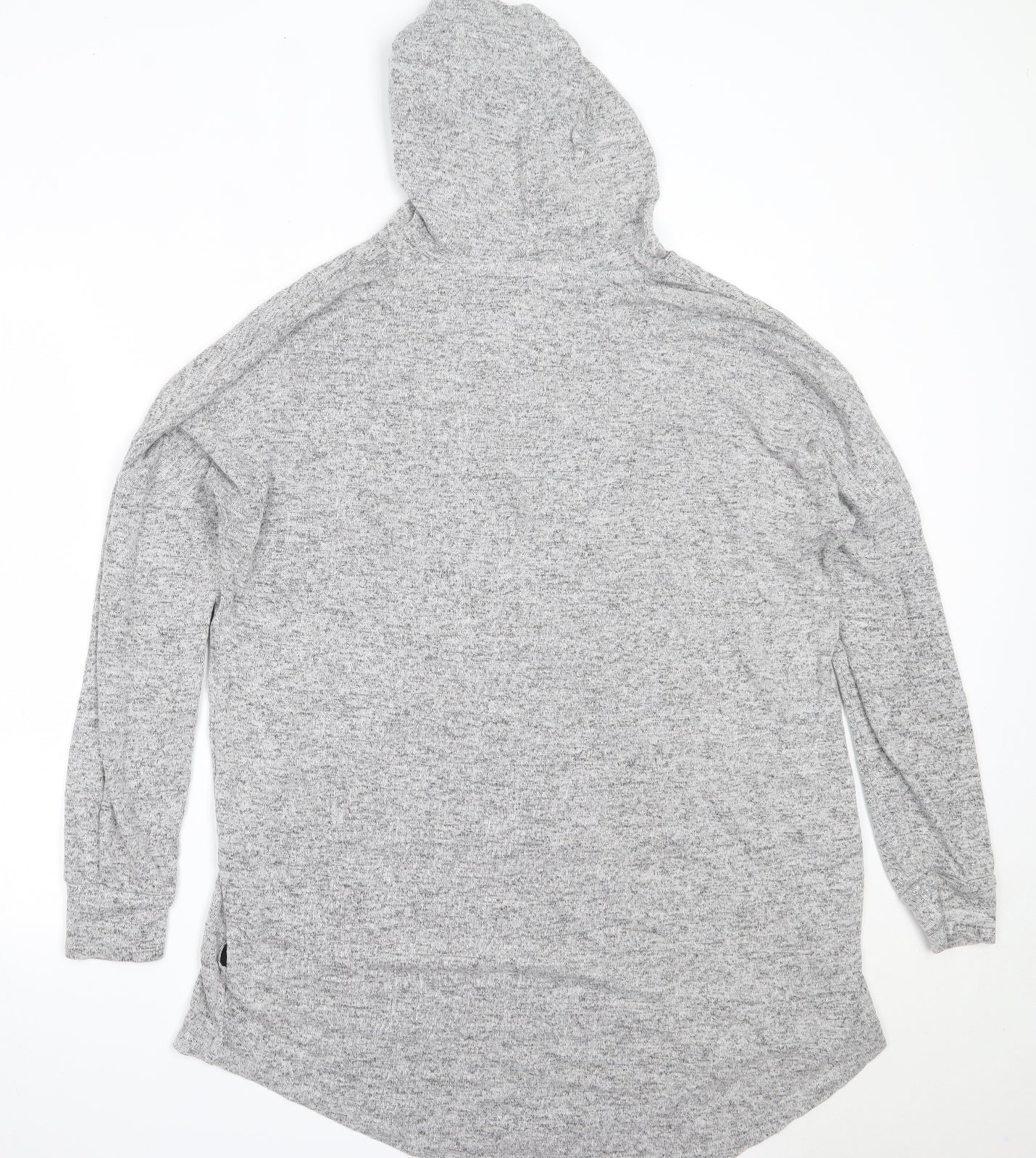 Primark Womens Grey  Viscose Pullover Hoodie Size L