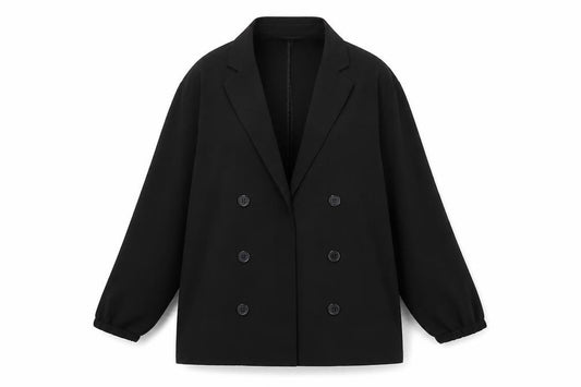 Atmosphere Womens Black  Polyester Jacket Blazer Size 8