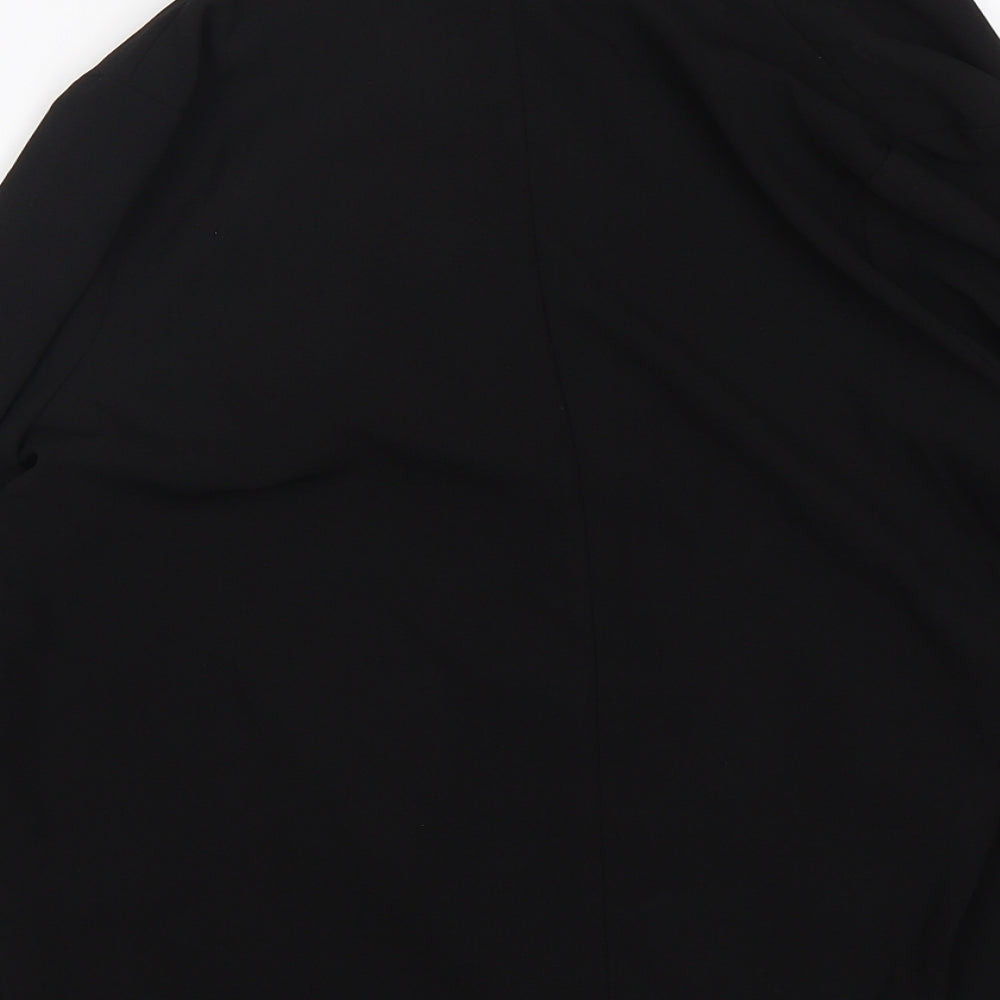 Atmosphere Womens Black  Polyester Jacket Blazer Size 8