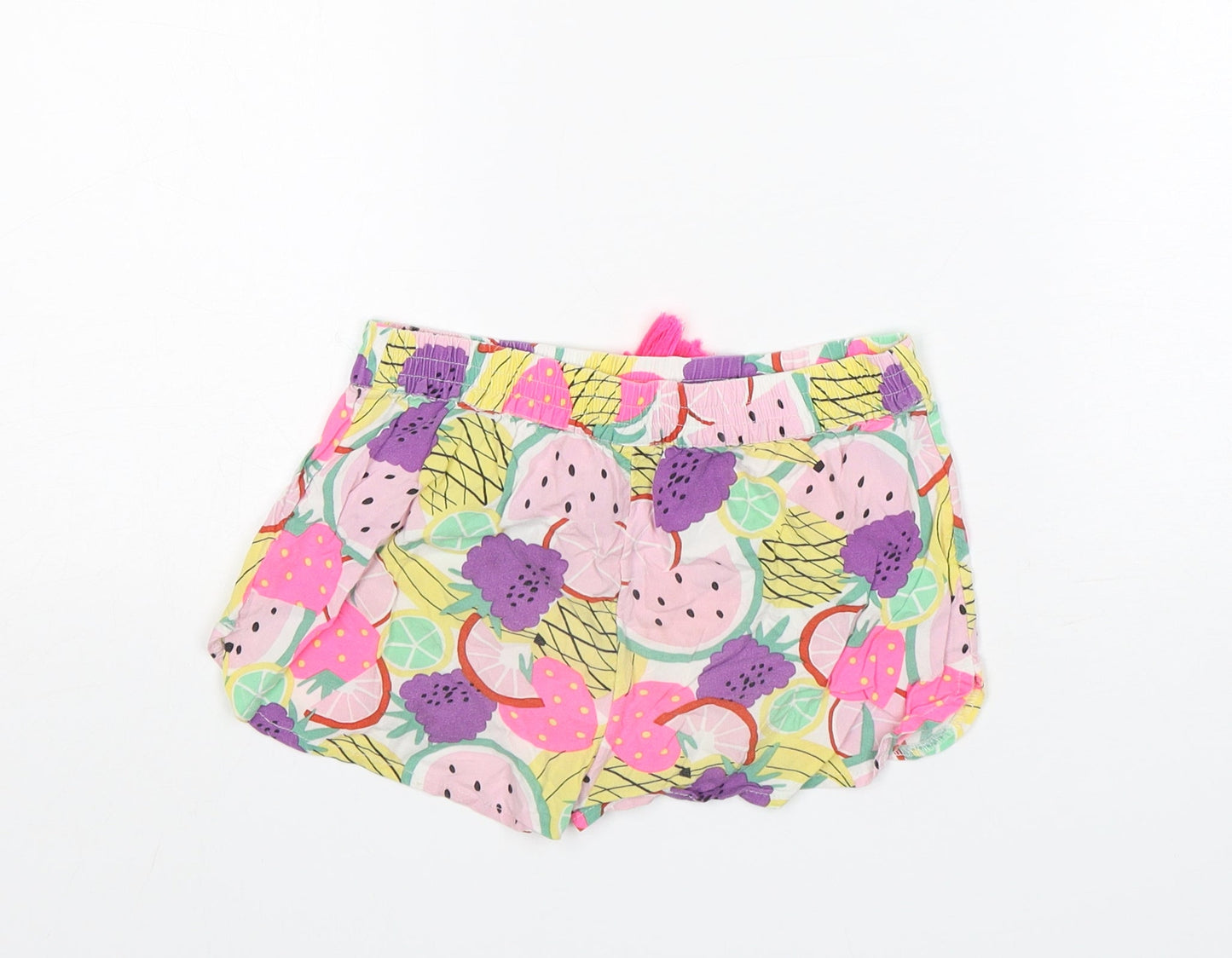 TU Girls Multicoloured Floral Viscose Sweat Shorts Size 8 Years  Regular
