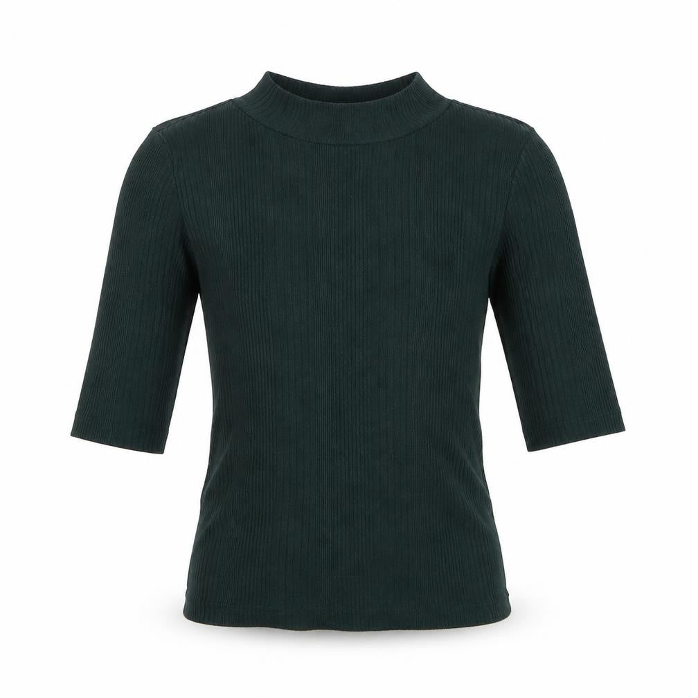 New Look Girls Green  Polyester Basic T-Shirt Size 8 Years Round Neck