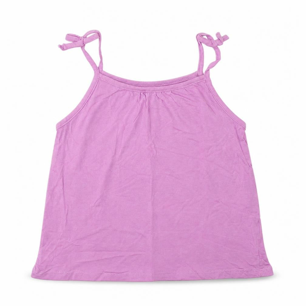 H&M Girls Purple  Cotton Basic Tank Size 2-3 Years Scoop Neck Pullover