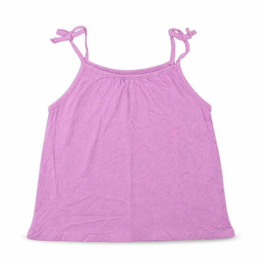 H&M Girls Purple  Cotton Basic Tank Size 2-3 Years Scoop Neck Pullover