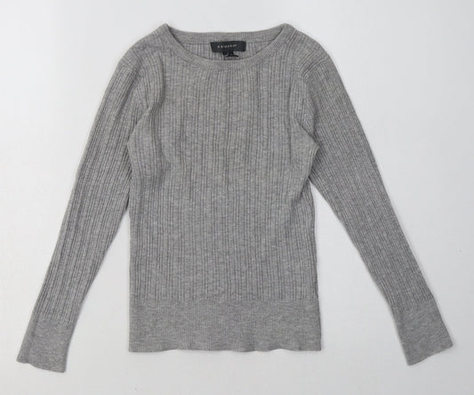 Primark Womens Grey  Polyester Pullover Sweatshirt Size S  Pullover