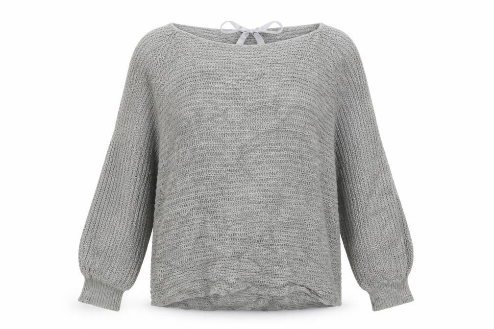 Preworn Womens Grey  Acrylic Pullover Sweatshirt Size S  Pullover