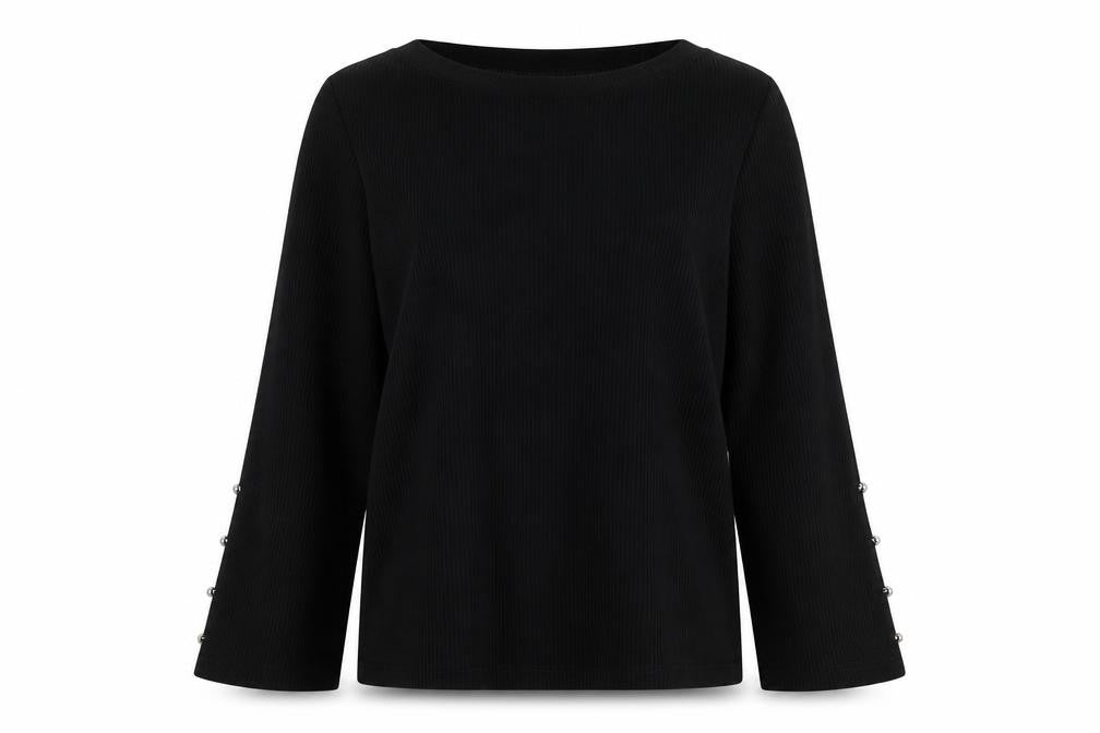 Matalan Womens Black  Viscose Pullover Sweatshirt Size 16  Pullover