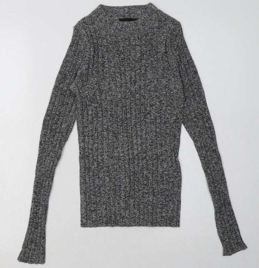 Primark Womens Grey  Polyester Pullover Sweatshirt Size 8  Pullover