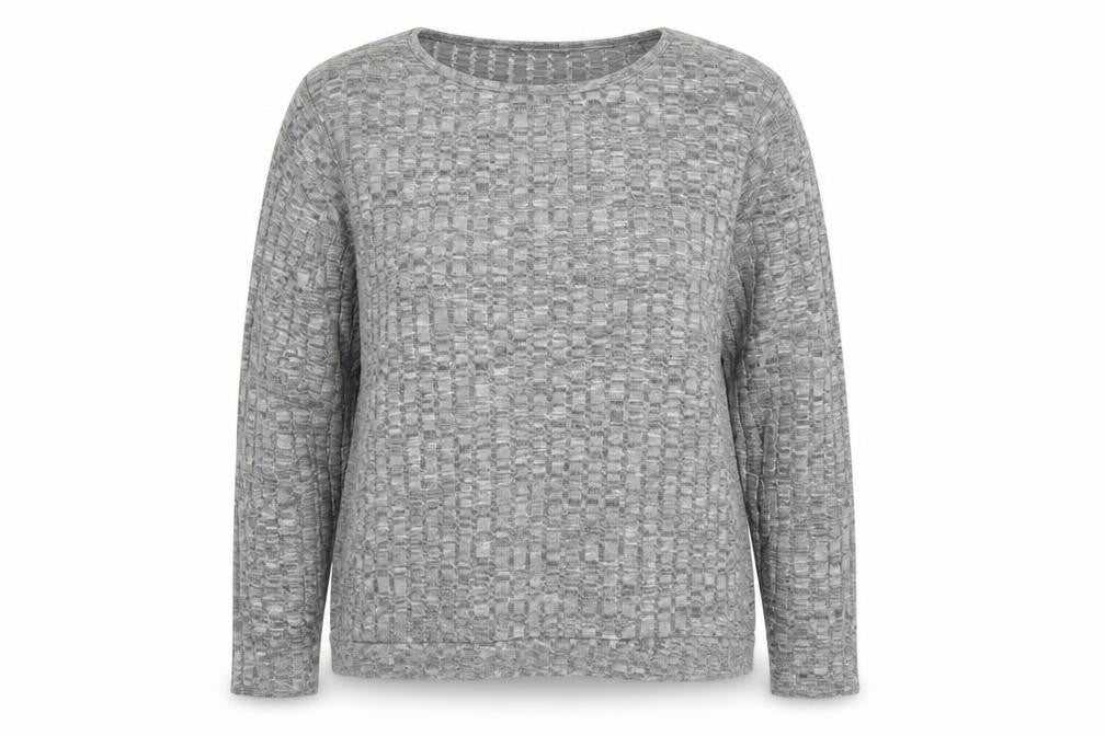 Boohoo Womens Grey  Polyester Pullover Sweatshirt Size 16  Pullover