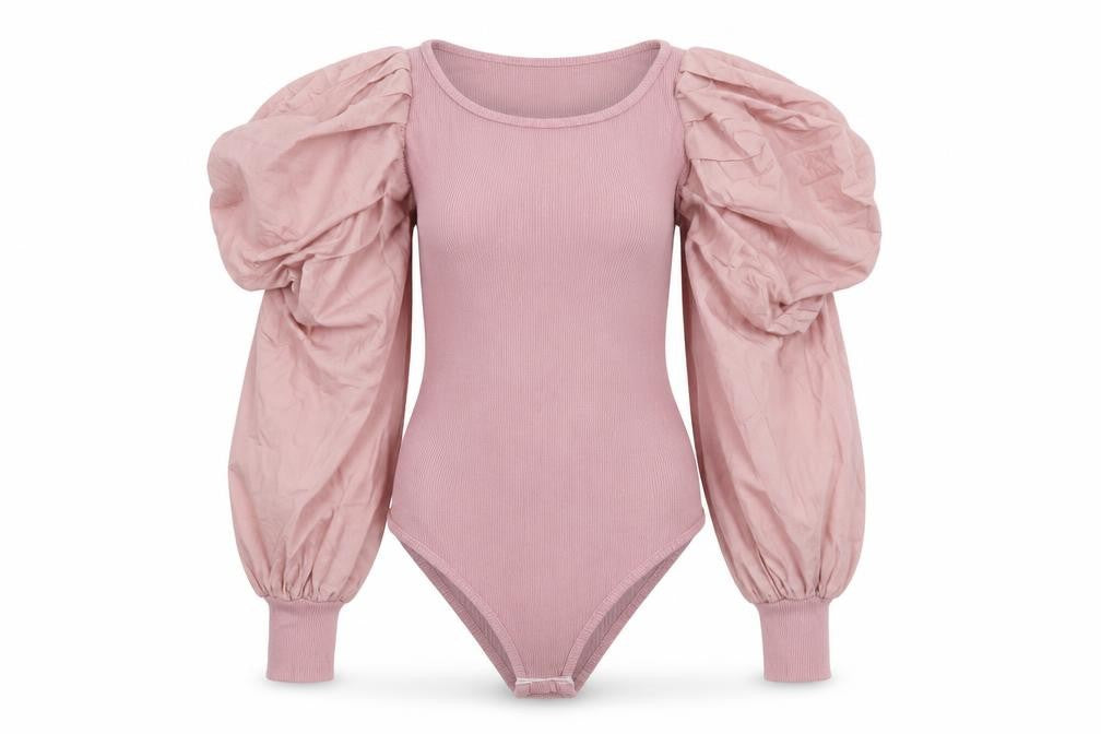 Miss Pap Womens Pink  Cotton Bodysuit One-Piece Size 6  Pullover