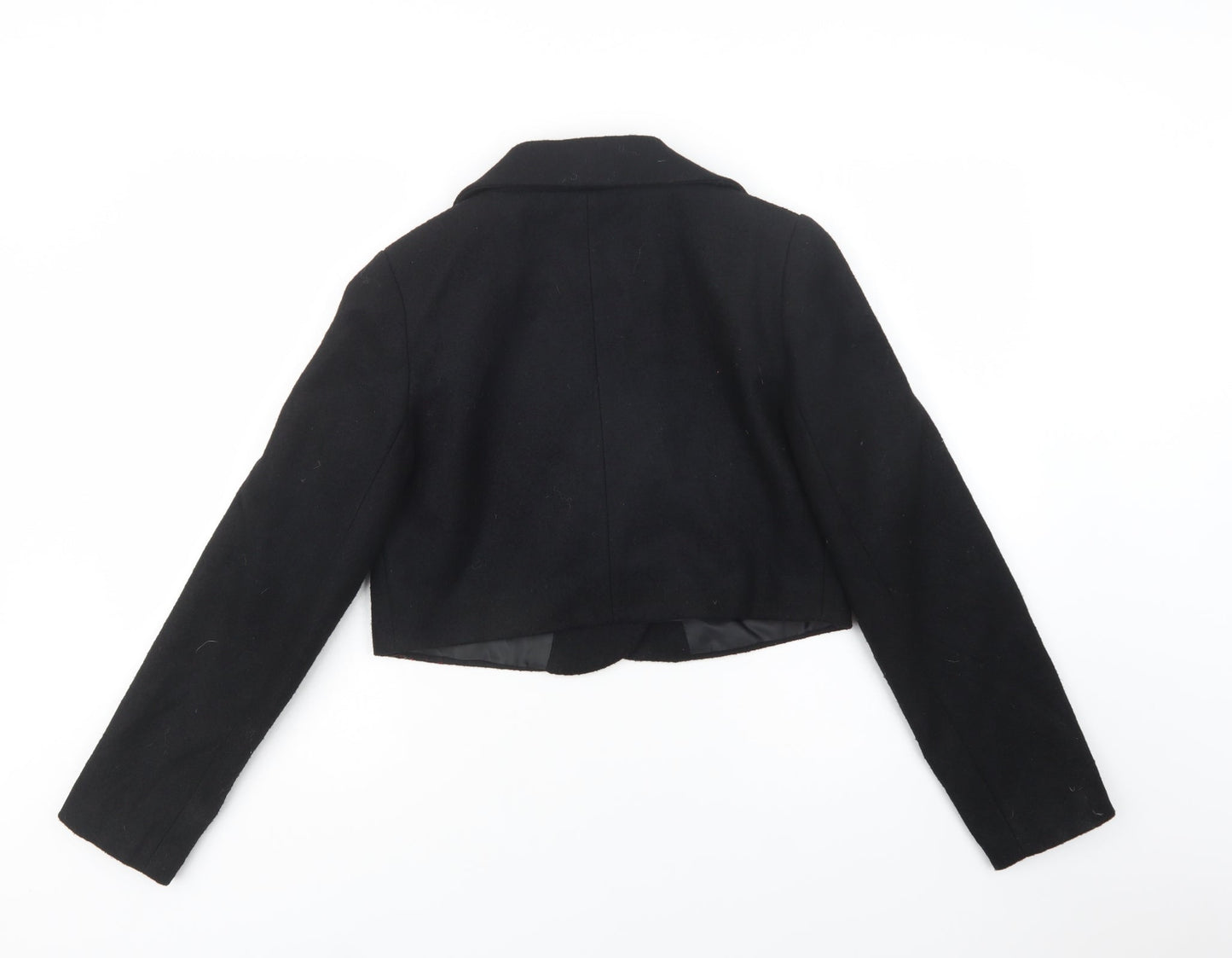 Ziuppe Womens Black   Kimono Blazer Size 12  Button