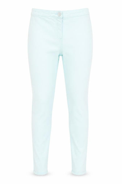 Candy Couture Girls Green  Cotton Skinny Jeans Size 13 Years  Regular Button