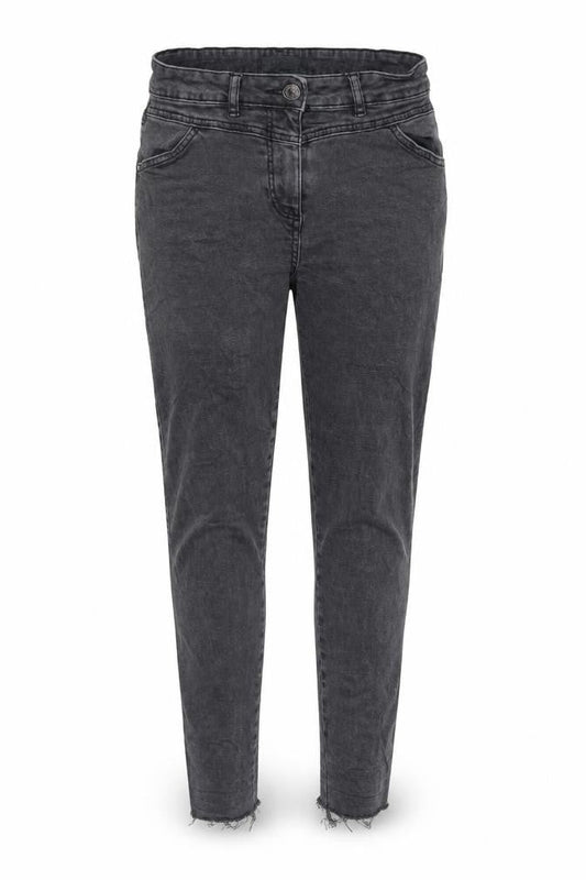 Papaya Womens Grey  Cotton Skinny Jeans Size 12 L27 in Regular Button
