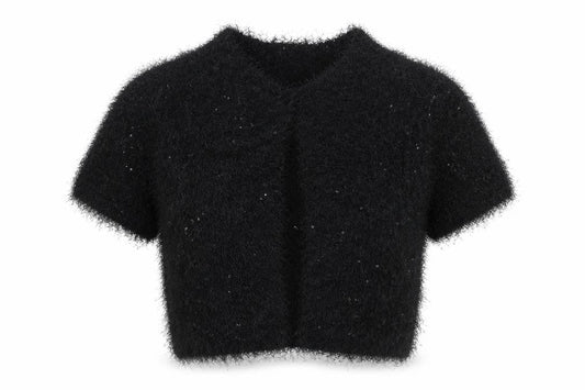 Peacocks Womens Black V-Neck  Polyester Cardigan Jumper Size 8