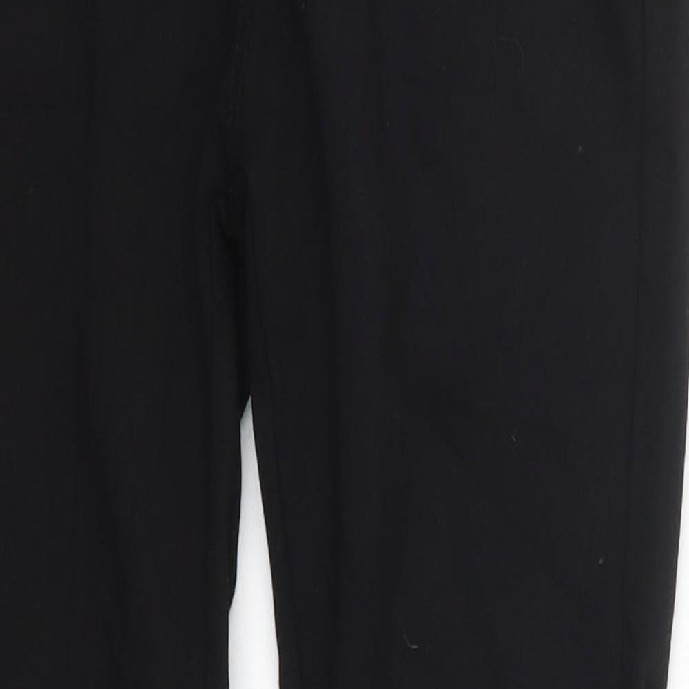 Preworn Womens Black  Cotton Jegging Trousers Size 28 in L27 in Regular