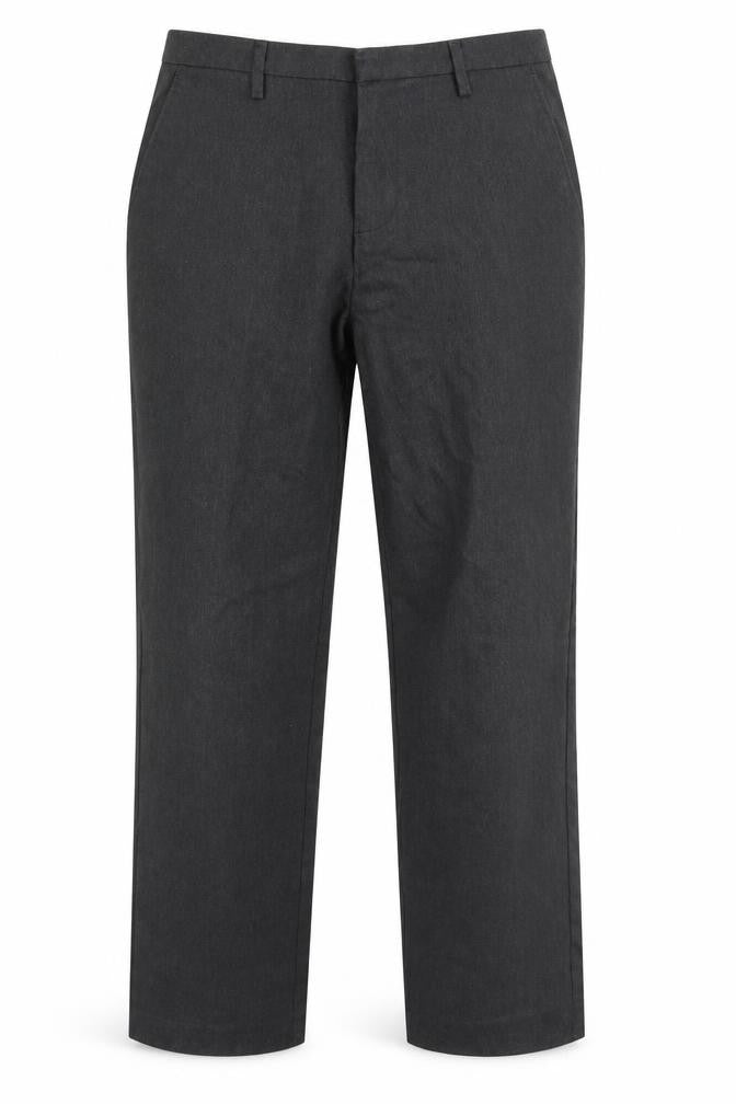 Winterbottom's Mens Grey  Polyester Dress Pants Trousers Size 34 in L28 in Regular Hook & Eye