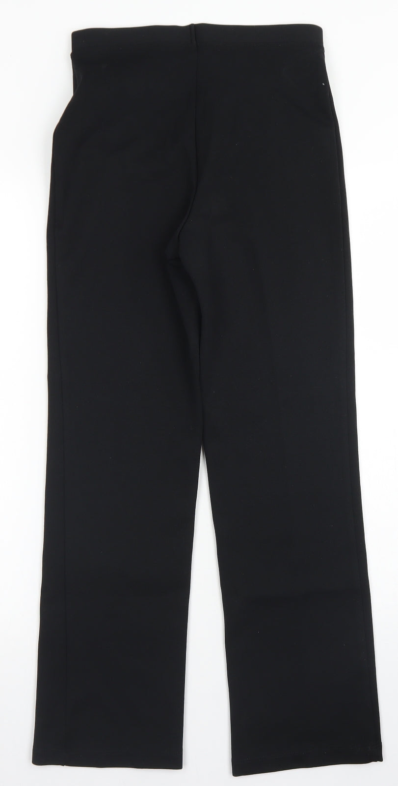 St Michael Womens Black  Nylon Dress Pants Trousers Size 10 L27 in Regular