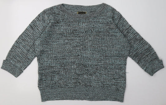 originals Womens Blue  Acrylic Pullover Sweatshirt Size M  Pullover