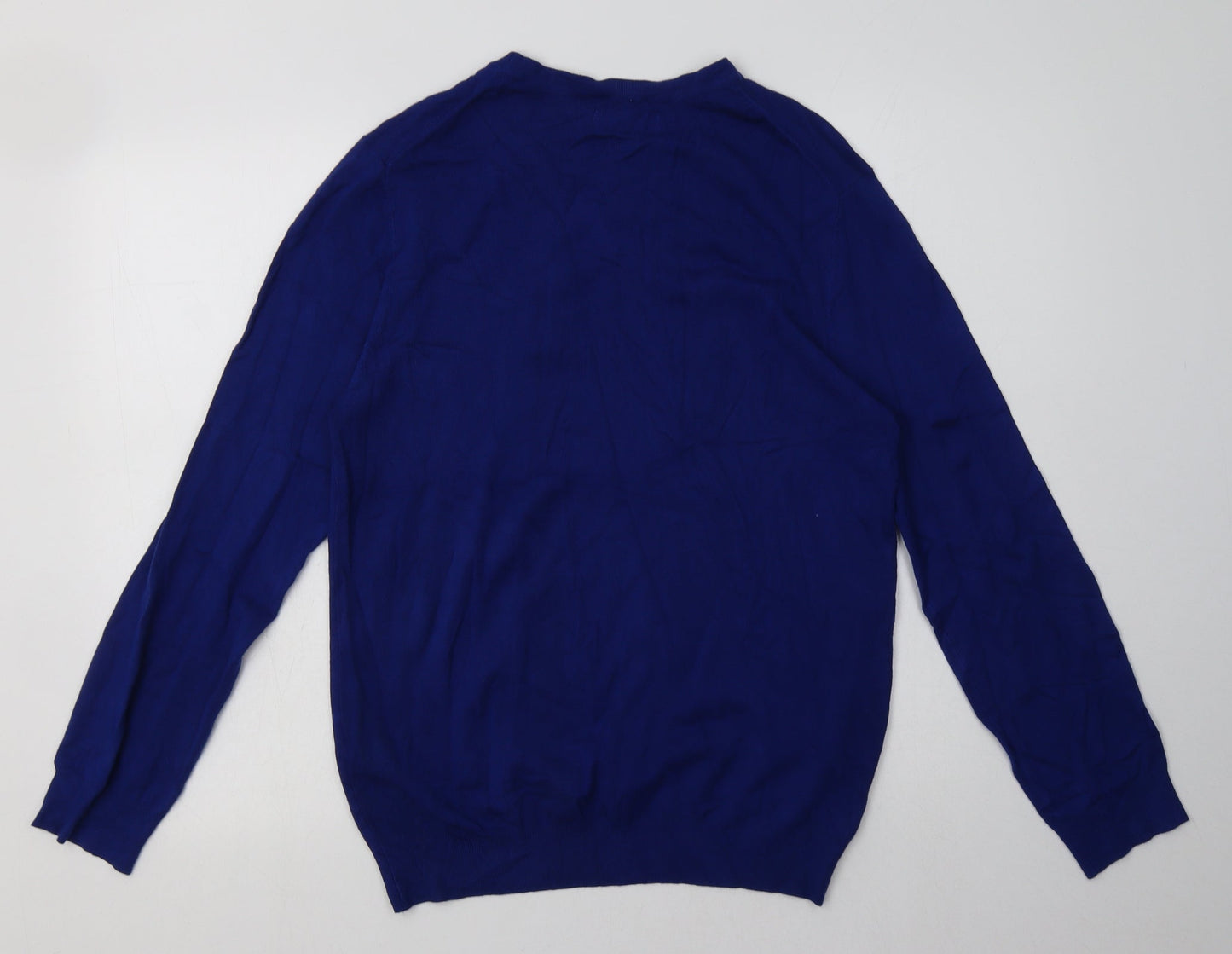 Debenhams Mens Blue  Viscose Pullover Sweatshirt Size S