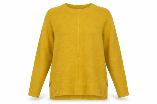 Marks and Spencer Womens Yellow  Acrylic Pullover Sweatshirt Size S  Pullover