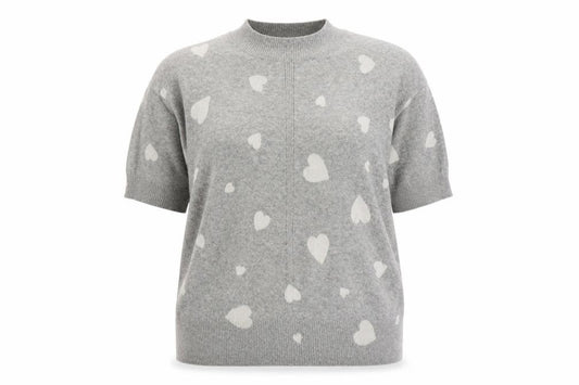 Marks and Spencer Womens Grey Geometric Cotton Pullover Sweatshirt Size M  Pullover