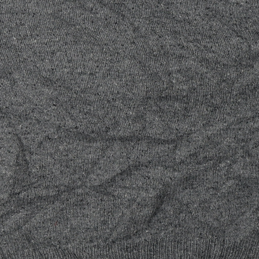 Cedar Wood State Mens Grey  Acrylic Pullover Sweatshirt Size L