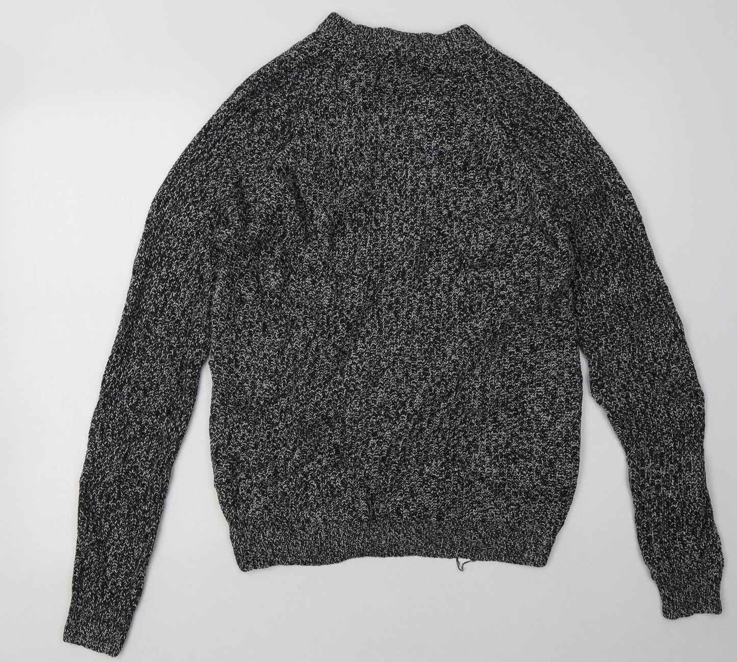 Cedar Wood State Mens Grey  Acrylic Pullover Sweatshirt Size M