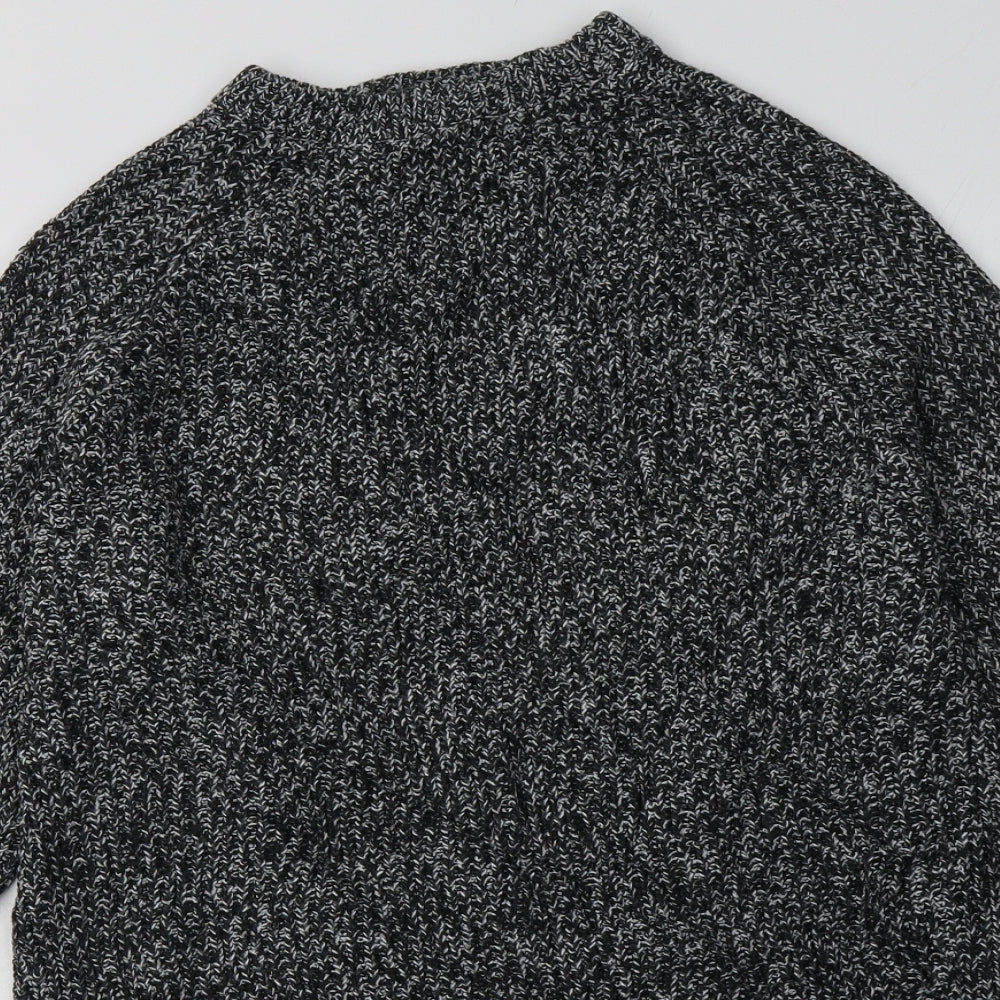 Cedar Wood State Mens Grey  Acrylic Pullover Sweatshirt Size M