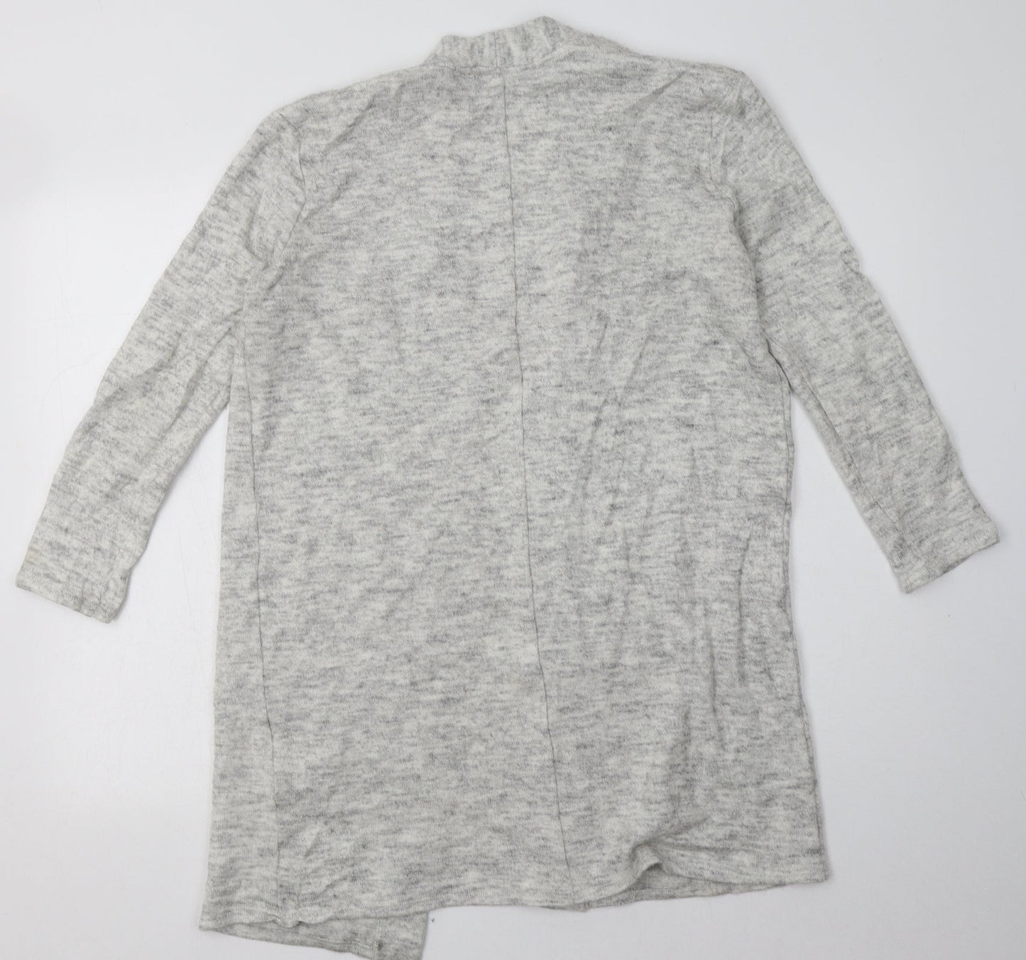 Forever New Womens Grey Collared  Acrylic Cardigan Jumper Size S